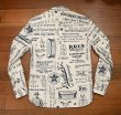 画像9: (クリックポスト185円も可)RRL RALPHLAUREN ダブルアールエル ラルフローレン ポプリン グラフィック ワークシャツ 総柄(S)中古 (9)