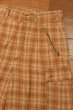 画像2: 90s RRL RALPHLAUREN ダブルアールエル ラルフローレン コットン チェック カーゴショーツ ショートパンツ アメリカ製(BROWN/32)ビンテージ中古  (2)