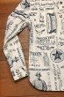 画像12: (クリックポスト185円も可)RRL RALPHLAUREN ダブルアールエル ラルフローレン ポプリン グラフィック ワークシャツ 総柄(S)中古 (12)