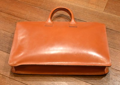 画像3: 未使用品 GLENROYAL グレンロイヤル ブライドルレザーブリーフケース スコットランド製(OXFORD TAN)LIGHT WEIGHT BRIEF CASE