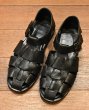 画像1: PARABOOT BEAMS F別注 PACIFIC グレインレザー  グルカサンダル 箱あり  (BLACK/40) 中古 (1)