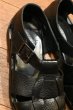 画像3: PARABOOT BEAMS F別注 PACIFIC グレインレザー  グルカサンダル 箱あり  (BLACK/40) 中古 (3)