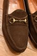 画像3: CARMINA カルミーナ スウェード ビットローファー  (BROWN/UK8) 中古 (3)