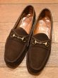 画像1: CARMINA カルミーナ スウェード ビットローファー  (BROWN/UK8) 中古 (1)