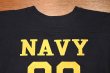 画像8: (クリックポスト185円も可) 80s Champion US NAVY フットボールTシャツ アメリカ製 コットン100 (NAVY/M)ビンテージ トリコタグ (8)