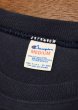 画像6: (クリックポスト185円も可) 80s Champion "SOUTHERN OREGON STATE CALLEGE" フットボールTシャツ アメリカ製 コットン100 (NAVY/M)ビンテージ トリコタグ (6)