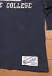 画像3: (クリックポスト185円も可) 80s Champion "SOUTHERN OREGON STATE CALLEGE" フットボールTシャツ アメリカ製 コットン100 (NAVY/M)ビンテージ トリコタグ (3)