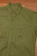 画像2: (クリックポスト185円も可)40s U.S NAVY N-3 POPLIN SHIRTS ポプリンシャツ 袖カット 半袖 (16) 中古 ビンテージ (2)