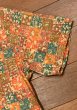 画像4: (クリックポスト185円も可) 80s BANANA REPUBLIC バナナリパブリック フローラル柄 半袖シャツ(Orange/M)ビンテージ (4)