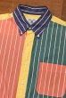 画像5: (クリックポスト185円も可) 80-90s Brooks Brothers ブルックスブラザーズ クレイジーパターン 半袖B.Dシャツ アメリカ製(L)ビンテージ (5)