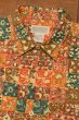 画像5: (クリックポスト185円も可) 80s BANANA REPUBLIC バナナリパブリック フローラル柄 半袖シャツ(Orange/M)ビンテージ (5)