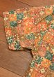 画像10: (クリックポスト185円も可) 80s BANANA REPUBLIC バナナリパブリック フローラル柄 半袖シャツ(Orange/M)ビンテージ (10)