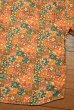 画像9: (クリックポスト185円も可) 80s BANANA REPUBLIC バナナリパブリック フローラル柄 半袖シャツ(Orange/M)ビンテージ (9)