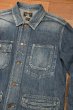 画像2: 00s RRL RALPHLAUREN ダブルアールエル ラルフローレン デニムカバーオールジャケット 日本製(M)ビンテージ  (2)