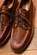 画像2: 試着程度 RUSSELL MOCCASIN ラッセルモカシン 1272 フィッシングオックスフォード クロムエクセル(Brown/9-E)箱入り (2)