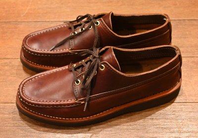 画像2: 試着程度 RUSSELL MOCCASIN ラッセルモカシン 1272 フィッシングオックスフォード クロムエクセル(Brown/9-E)箱入り
