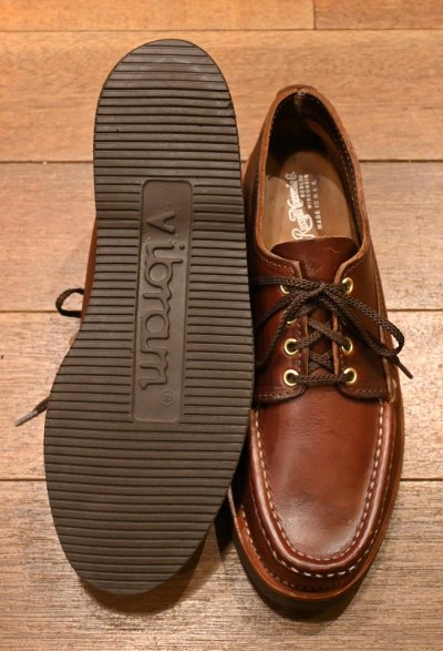 画像3: 試着程度 RUSSELL MOCCASIN ラッセルモカシン 1272 フィッシングオックスフォード クロムエクセル(Brown/9-E)箱入り