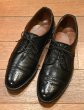 画像1: Allen Edmonds (アレンエドモンズ)  "STRAND"Cap-toe キャップトゥ セミブローグ(BLACK,9 1/2-D)アメリカ製 中古 (1)