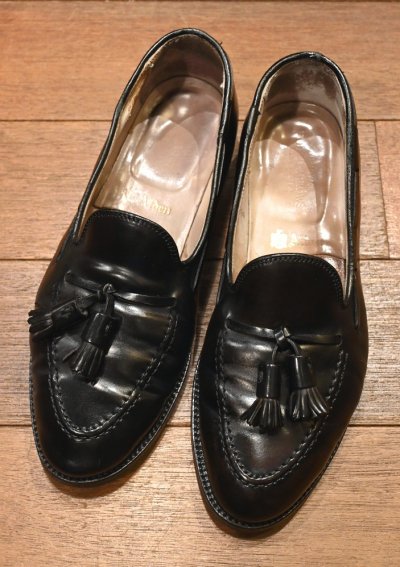 画像1: ALDEN オールデン664 コードバン タッセルローファー(BLACK/8-D)中古