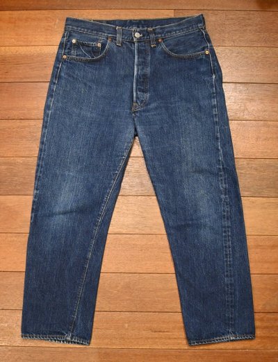 画像1: 74年製 Levi's リーバイス501 66シングル 66前期  (表記W34L30 実寸W32L27)リペア無し濃紺 ビンテージデニム 