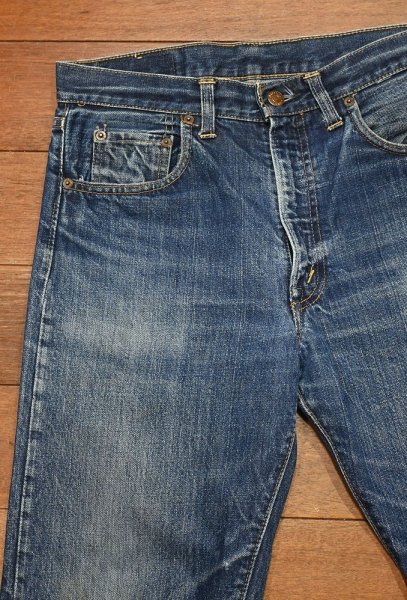 画像5: 60-70s Levi's 505 BIG-E ビッグE (表記W31 L28 実寸W30.5 L27) 希少短めレングス リーバイス505 ビンテージデニム  (5)
