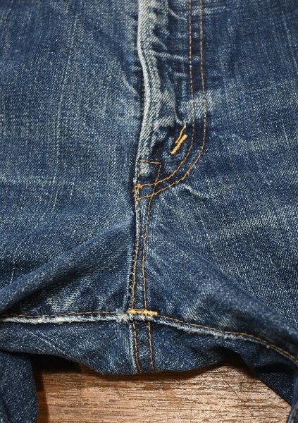 画像12: 60-70s Levi's 505 BIG-E ビッグE (表記W31 L28 実寸W30.5 L27) 希少短めレングス リーバイス505 ビンテージデニム  (12)