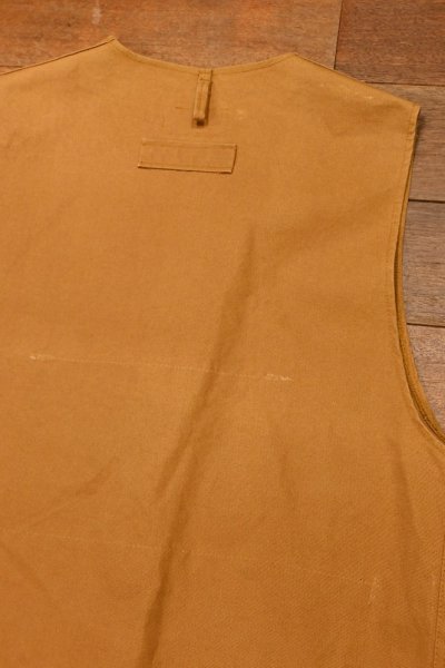 画像8: 90s LL BEAN キャンバスハンティングベスト アメリカ製(Beige/M)ビンテージ (8)