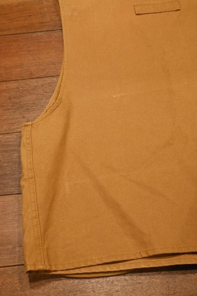 画像10: 90s LL BEAN キャンバスハンティングベスト アメリカ製(Beige/M)ビンテージ (10)