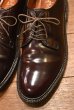 画像2: ALDEN オールデン 990 シェルコードバン プレーントゥ(Burgundy/9-D)箱有り  Horween Shell Cordovan (2)