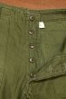 画像5: '73 U.S ARMY UTILITY TROUSERS コットンサテン ベイカーパンツ(表記W36L29 実寸W34L26.5) ビンテージ 中古 (5)