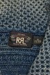 画像6: RRL INDIGO SHAWL COLLAR KNIT CARDIGAN インディゴ ショールカラーケーブル編み ニットカーディガン(INDIGO/M)中古 ダブルアールエル (6)