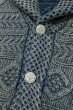 画像5: RRL INDIGO SHAWL COLLAR KNIT CARDIGAN インディゴ ショールカラーケーブル編み ニットカーディガン(INDIGO/M)中古 ダブルアールエル (5)