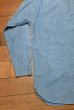 画像10: 40s US NAVY Chambray Shirts シャンブレーシャツ マチ付き 尿素ボタン 美中古 ビンテージ 大戦 (10)