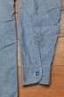 画像3: 40s US NAVY Chambray Shirts シャンブレーシャツ マチ付き 尿素ボタン 美中古 ビンテージ 大戦 (3)