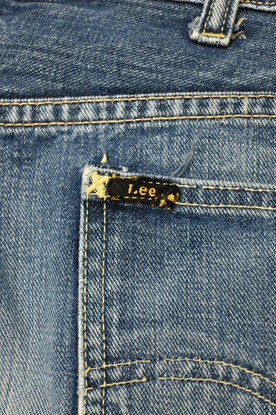 画像14: 60s Lee 101-Z サイド黒タグ GRIPPER ZIPPER(表記31 実寸W30 L27.5)ビンテージデニム (14)
