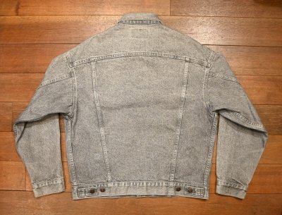 画像3: 80s Levi’s 70507-4853 先染めグレー ウォッシュドデニムジャケット アメリカ製(M)ビンテージ ジージャン