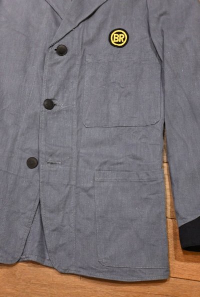 画像2: 50-60s British Railway Driver's Jacket イギリス国鉄 ドライバージャケット(Mくらい)ビンテージ