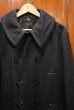 画像2: KAPTAIN SUNSHINE Wool/Silk Pea Coat キャプテンサンシャイン ピーコート(Navy/36)中古 (2)