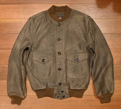 画像1: RRL COTTON TYPE 37-J-1 FLIGHT JACKET コットンフライトジャケット(S)美中古 ラルフローレン