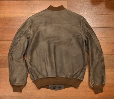 画像3: RRL COTTON TYPE 37-J-1 FLIGHT JACKET コットンフライトジャケット(S)美中古 ラルフローレン