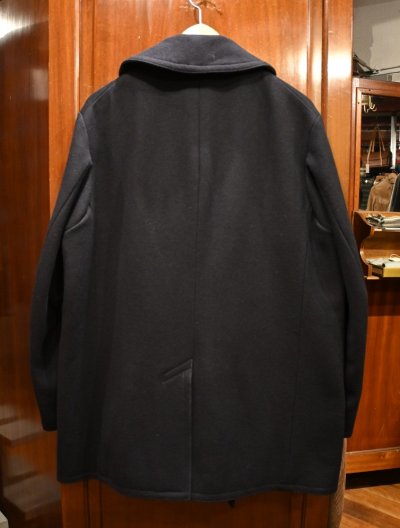 画像3: KAPTAIN SUNSHINE Wool/Silk Pea Coat キャプテンサンシャイン ピーコート(Navy/36)中古