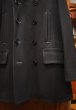 画像3: KAPTAIN SUNSHINE Wool/Silk Pea Coat キャプテンサンシャイン ピーコート(Navy/36)中古 (3)
