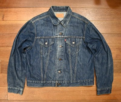画像1: 70s Levi's 70505 Small-e リーバイス デニムジャケット スモールe 4th(48)ビッグサイズ ビンテージ