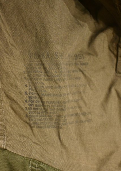 画像11: 50s US ARMY M-51 FIELD PARKA フィッシュテイルパーカー(M)ビンテージ M51モッズコート (11)