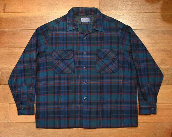 画像1: 70s PENDLETON BOARD SHIRTS ペンドルトン ボードシャツ(XL)美品 ビンテージ (1)