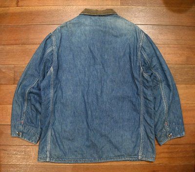 画像3: 50s SEARS シアーズ カバーオールジャケット ブランケットライニング(50/XL相当)ビンテージ