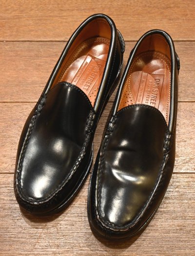 画像1: OAK STREET BOOTMAKERS シェルコードバン コブラヴァンプ ローファー アメリカ製(BLACK/8.5-E)箱有りHorween Shell Cordovan