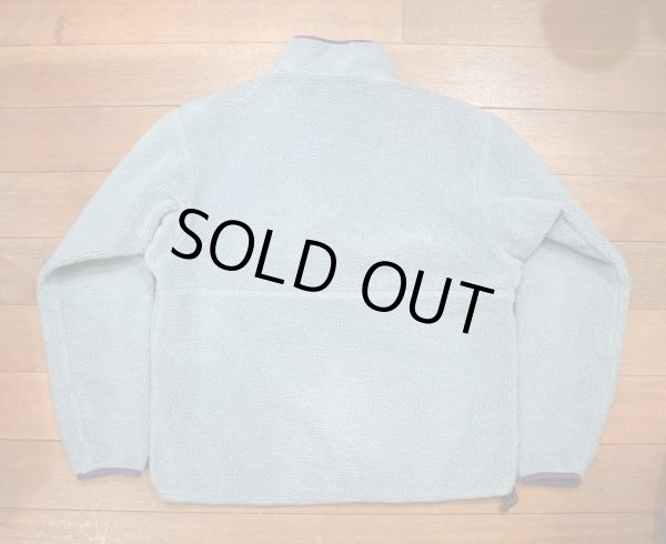 画像7: 1993年 Patagonia パタゴニア リバーシブル グリセード プルオーバー 雪なしタグ アメリカ製(LIGHT BLUE×NAVY/L)ビンテージ (7)