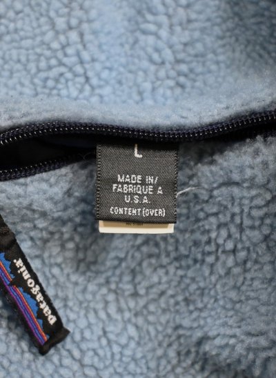 画像2: 1993年 Patagonia パタゴニア リバーシブル グリセード プルオーバー 雪なしタグ アメリカ製(LIGHT BLUE×NAVY/L)ビンテージ
