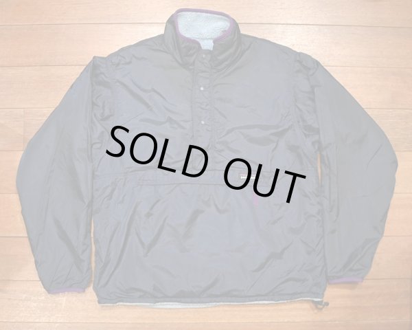 画像12: 1993年 Patagonia パタゴニア リバーシブル グリセード プルオーバー 雪なしタグ アメリカ製(LIGHT BLUE×NAVY/L)ビンテージ (12)
